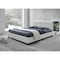 Baxton Studio Vivaldi White Faux Leather Padded Platform Base Full Size Bed 120-6677 - alternate 2
